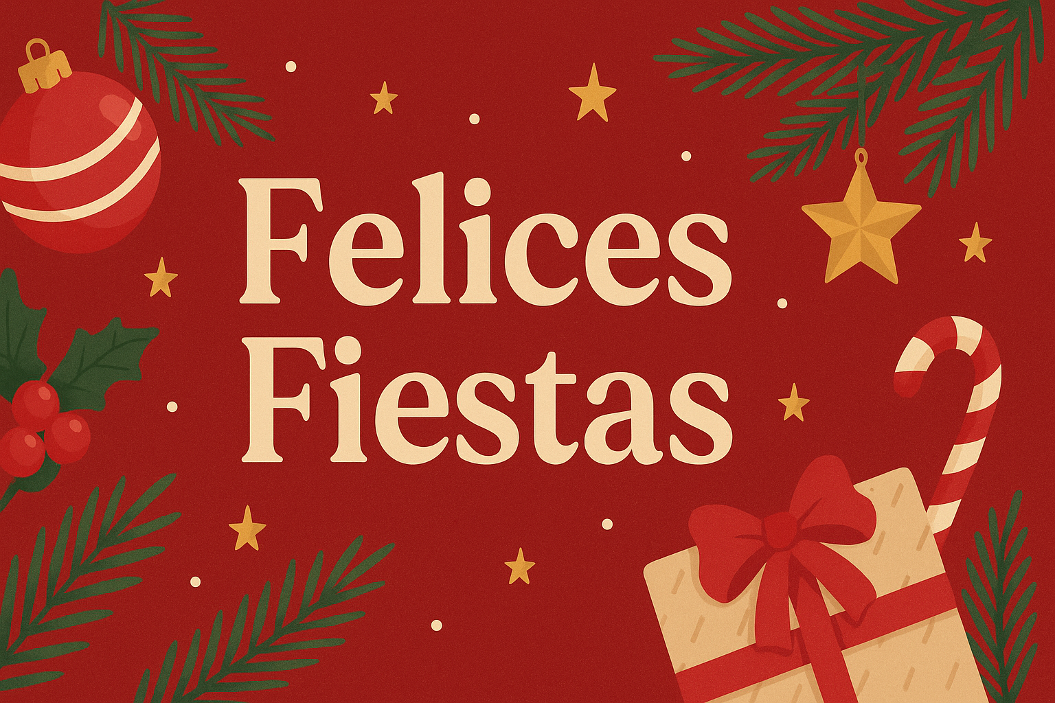 ¡Se acercan las vacaciones de Navidad!